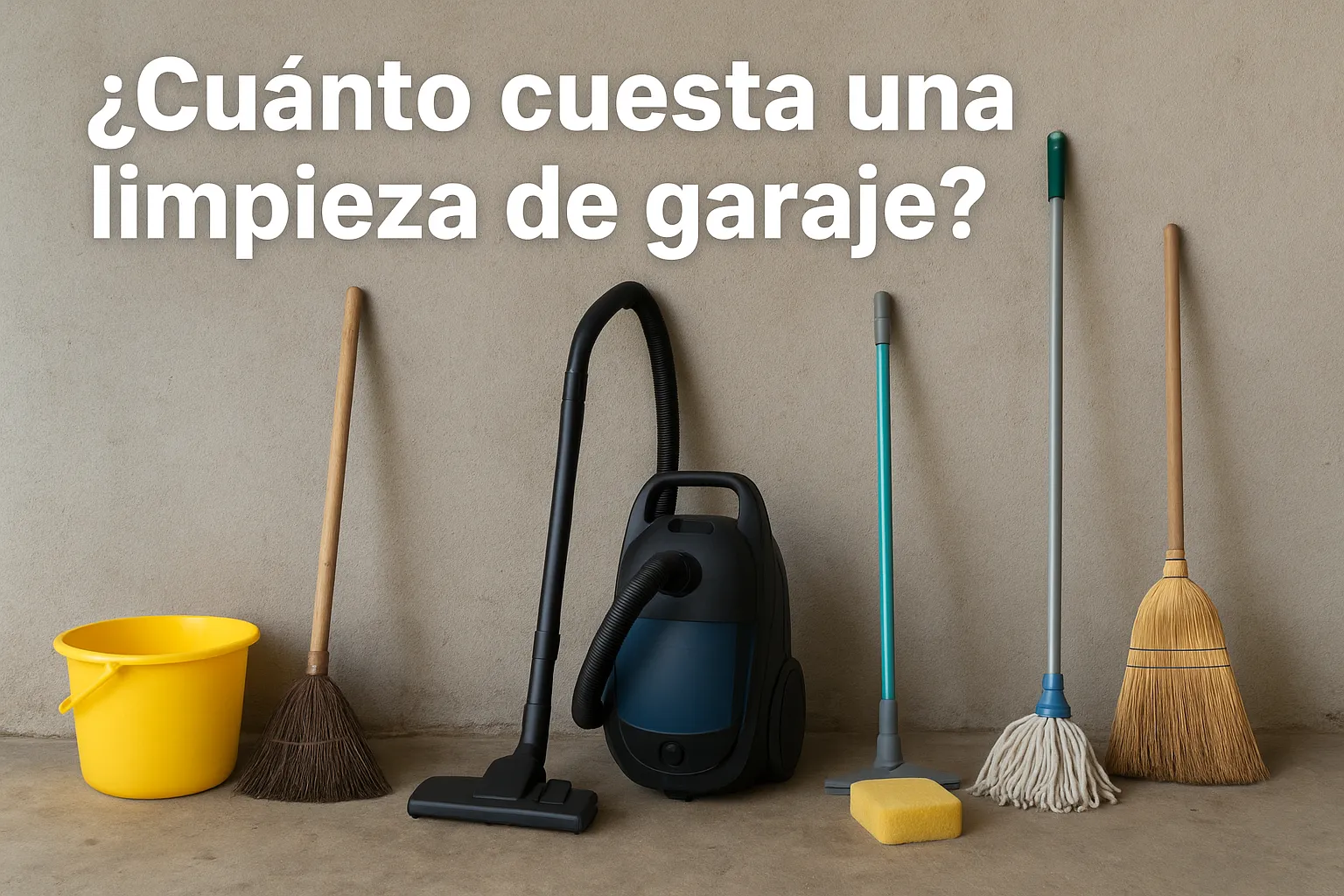 ¿Cuánto cuesta una limpieza de garaje?